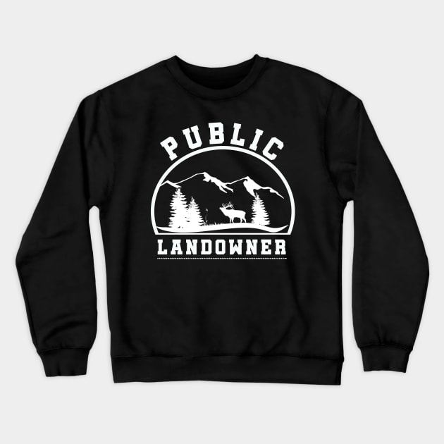 public landowner Crewneck Sweatshirt by Moe99